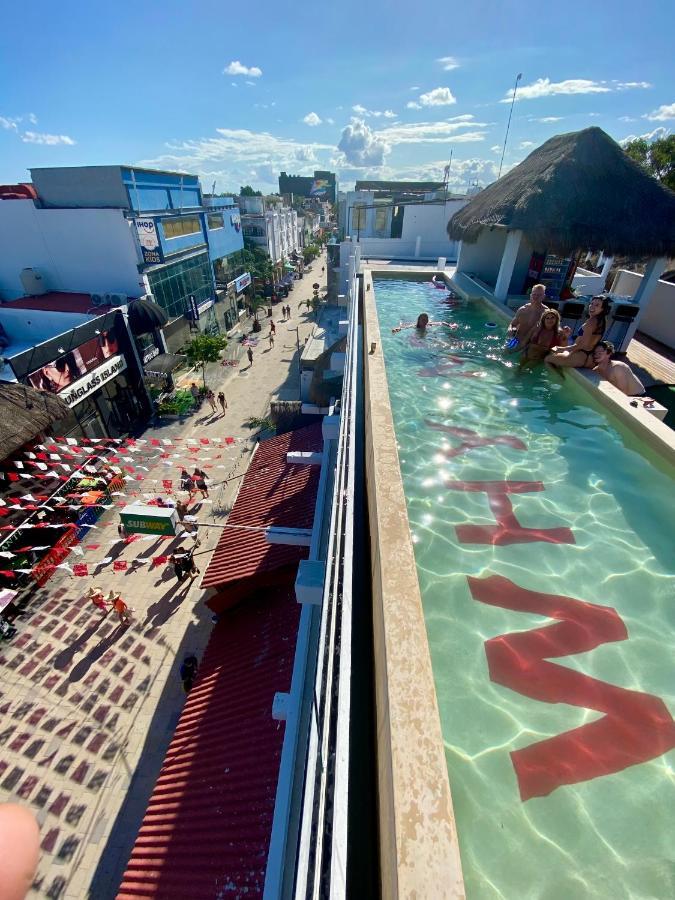 Why Not Rooftop Party Hostel Playa del Carmen Dış mekan fotoğraf